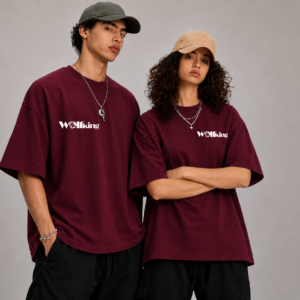 CAMISETA OVERSIZED - CONCHO DE VINO